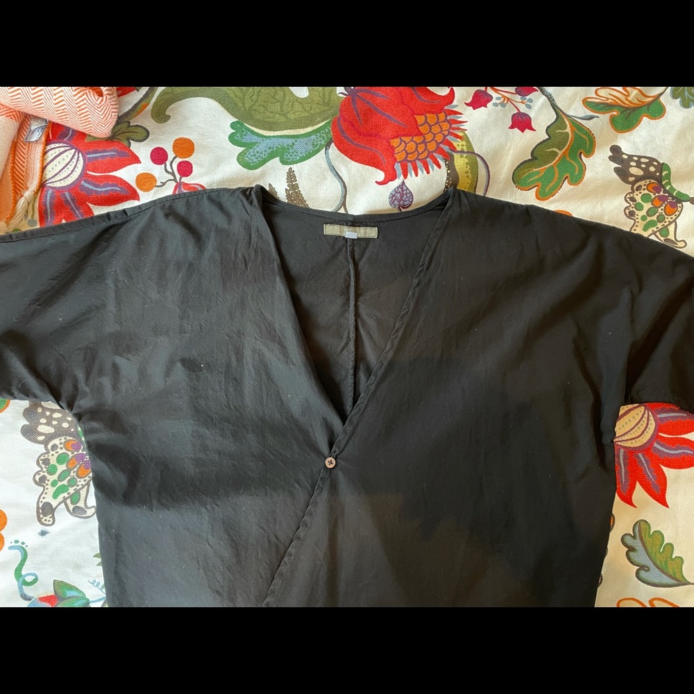 Pip-Squeak Chapeau Brooklyn medium weight cotton black top size M in EUC